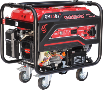 GoldMoto GM3.5BJE Benzinli Jeneratör 3,5 Kva Monofaze Marşlı