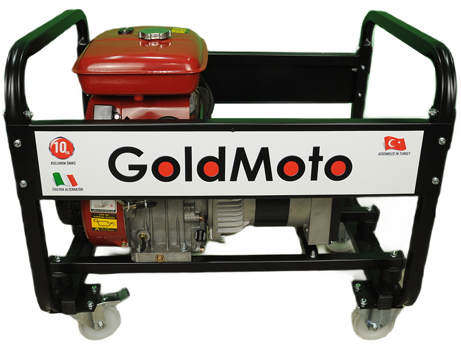 GoldMoto GM5.5BJWS Benzinli Jeneratör 5.9Kva Monofaze