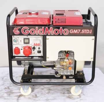 GoldMoto GM7.5TDJ Dizel Jeneratör 6.9Kva Trifaze Marşlı