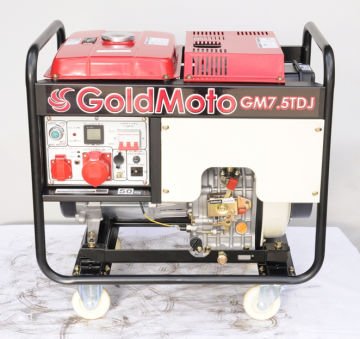 GoldMoto GM7.5TDJ Dizel Jeneratör 6.9Kva Trifaze Marşlı