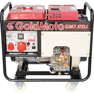 GoldMoto GM7.5TDJ Dizel Jeneratör 6.9Kva Trifaze Marşlı