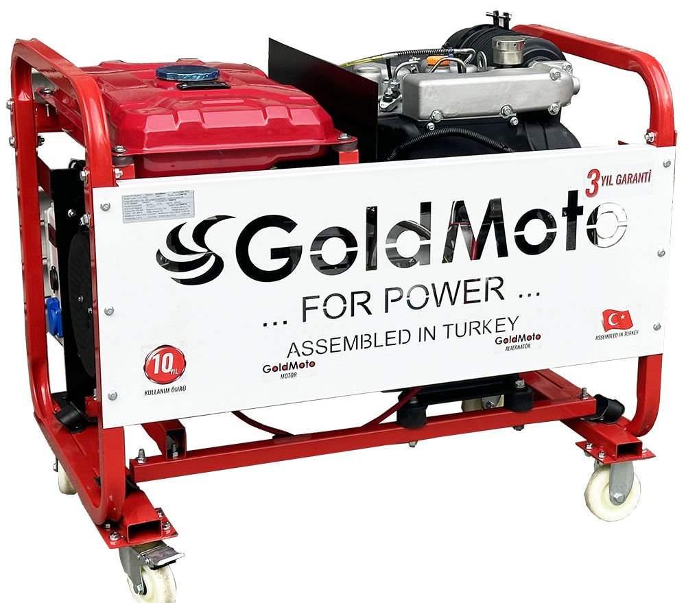 GoldMoto GM17DJY Dizel Jeneratör 17kVA Monofaze Marşlı