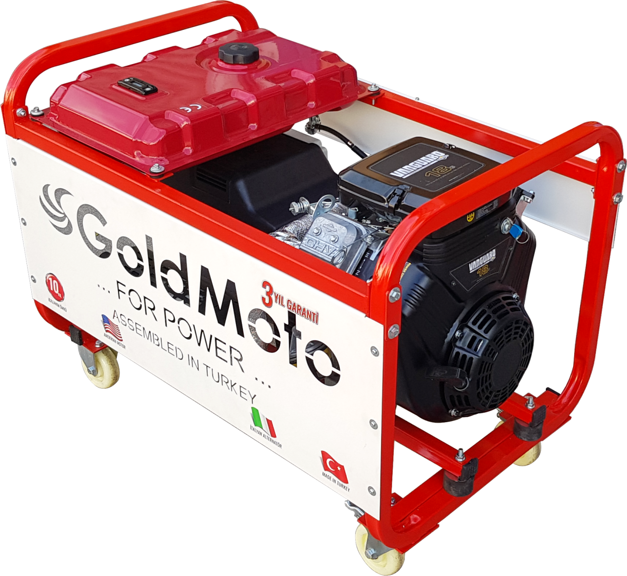 GoldMoto GM12BJBS Benzinli Jeneratör 11.8kVA Monofaze Marşlı