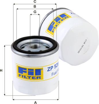 Fil Filtre ZP526AF Yakıt Filtresi