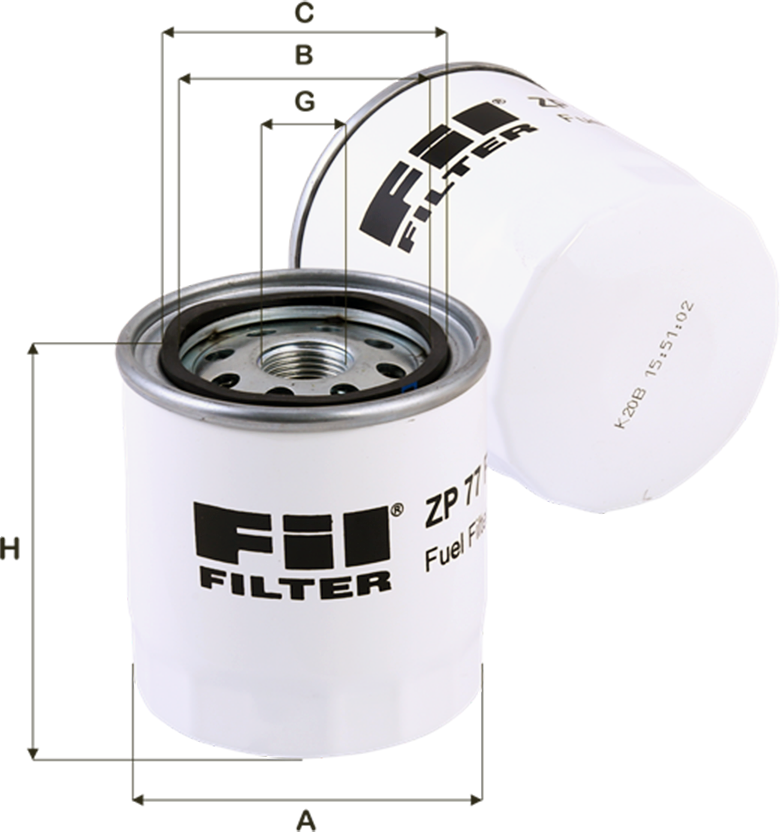 Fil Filter ZP77F Yakıt Filtresi