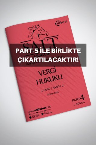 Vergi Hukuku Amfi 1-2 1. Dönem Part-4 (2020-2021)-DEÜ-Konu Anlatım Kitapçığı