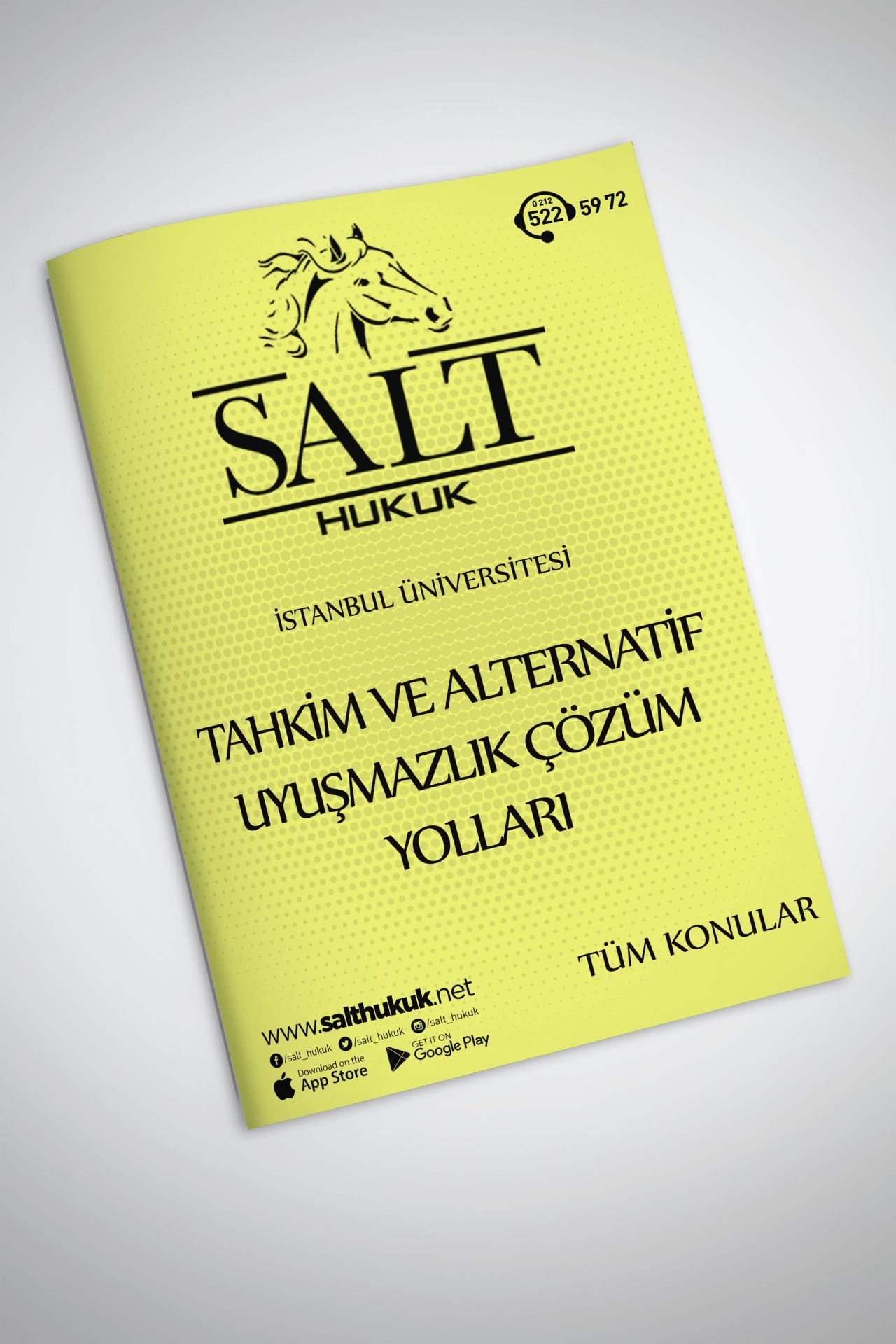 Tahkim ve Alternatif Uyuşmazlık Çözüm Yolları Seçmeli-1. Dönem Tüm Konular (2022-2023)-İÜHF-Konu Anlatım Kitapçığı