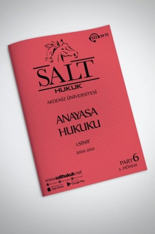 Anayasa Hukuku 2. Dönem Part-6 (2020-2021)-AKHF-Konu Anlatım Kitapçığı