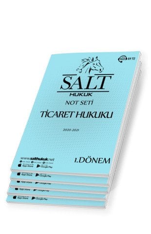 Ticaret Hukuku 1. Dönem Not Seti (2020-2021)-KKÜ-Konu Anlatım Kitapçığı