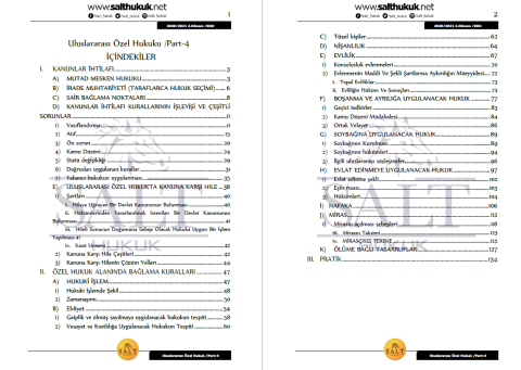 Milletler Özel Hukuku 2. Dönem Not Seti (2020-2021)-KKÜ-Konu Anlatım Kitapçığı