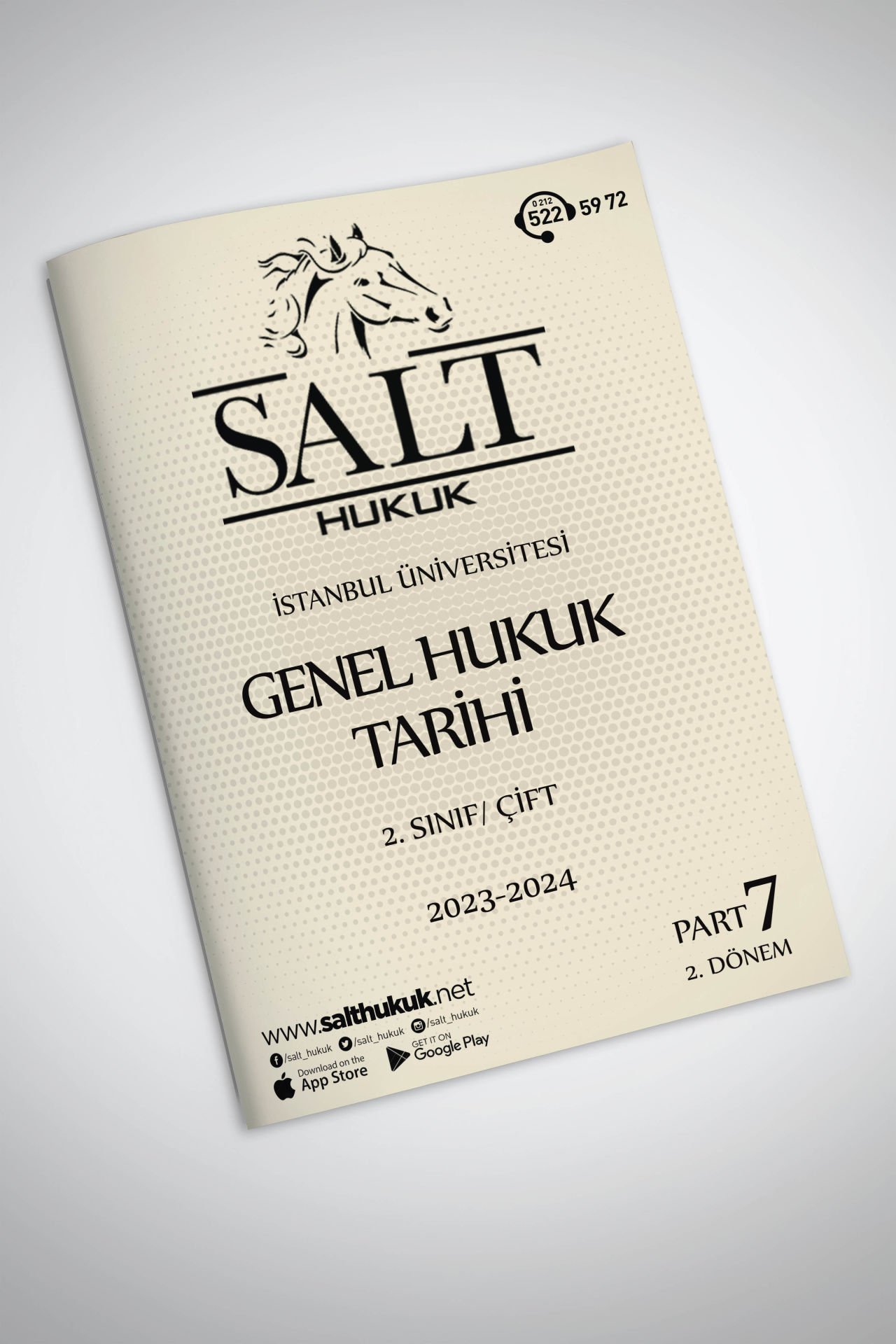 Genel Hukuk Tarihi Çift 2. Dönem Part-7 (2023-2024)-İÜHF-Konu Anlatım Kitapçığı