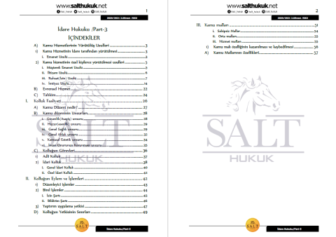 İdare Hukuku 2. Dönem Part-3 (2020-2021)-KKÜ-Konu Anlatım Kitapçığı
