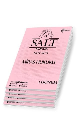 Miras Hukuku Çift-2.Öğretim 1. Dönem Not Seti (2023-2024)-İÜHF-Konu Anlatım Kitapçığı