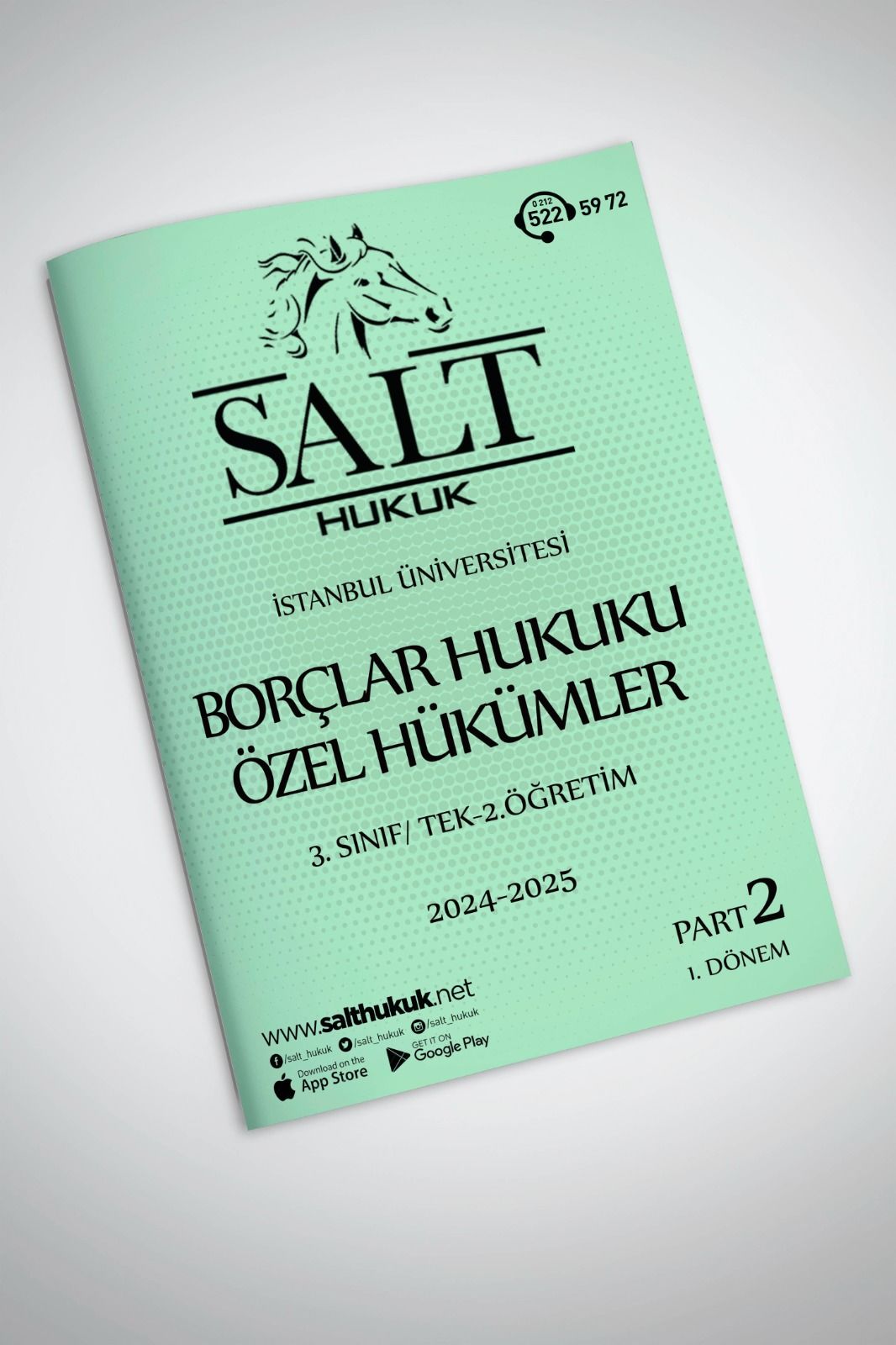 Borçlar Özel Hukuku Tek-2.Öğretim  1. Dönem Part-2 (2024-2025)-İÜHF-Konu Anlatım Kitapçığı