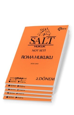 Roma Hukuku Amfi 1-2-3 2. Dönem Not Seti (2020-2021)-DEÜ-Konu Anlatım Kitapçığı