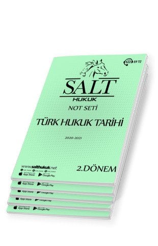 Türk Hukuk Tarihi Amfi 1-2 2. Dönem Not Seti (2020-2021)-DEÜ-Konu Anlatım Kitapçığı