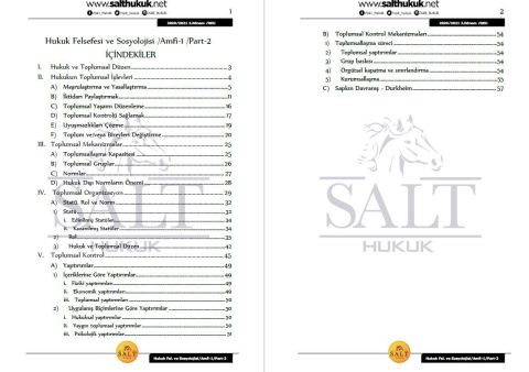 Hukuk Felsefesi Amfi 1 2. Dönem Not Seti (2020-2021)-DEÜ-Konu Anlatım Kitapçığı