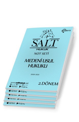 Medeni Usul Hukuku Amfi 1 2. Dönem Not Seti (2020-2021)-DEÜ-Konu Anlatım Kitapçığı