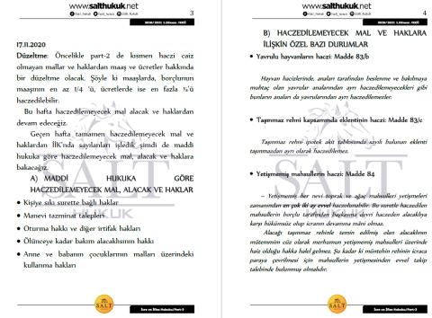 İcra ve İflas Hukuku 1. Dönem Part-3 (2020-2021)-KKÜ-Konu Anlatım Kitapçığı