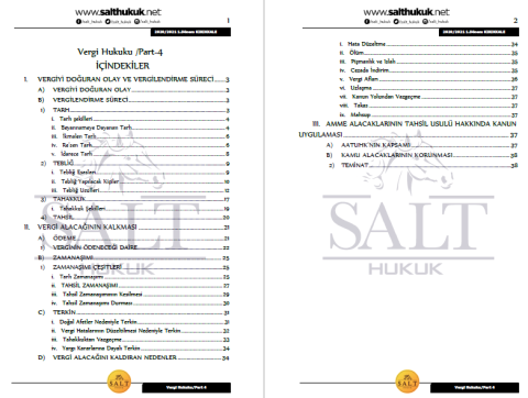 Vergi Hukuku 1. Dönem Part-4 (2020-2021)-KKÜ-Konu Anlatım Kitapçığı