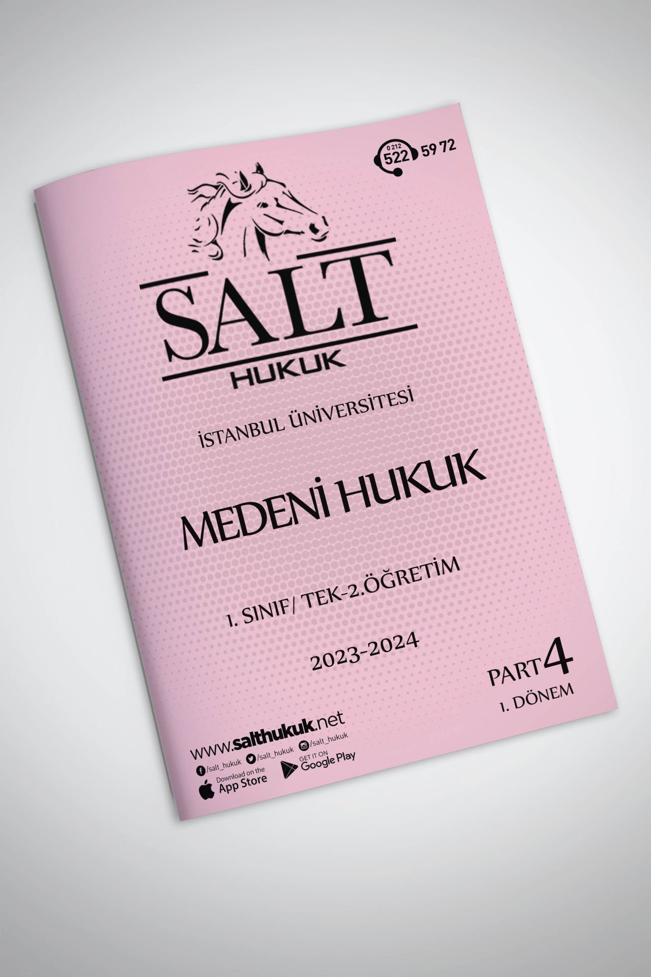 Medeni Hukuk Tek-2.Öğretim 1. Dönem Part-4 (2023-2024)-İÜHF-Konu Anlatım Kitapçığı