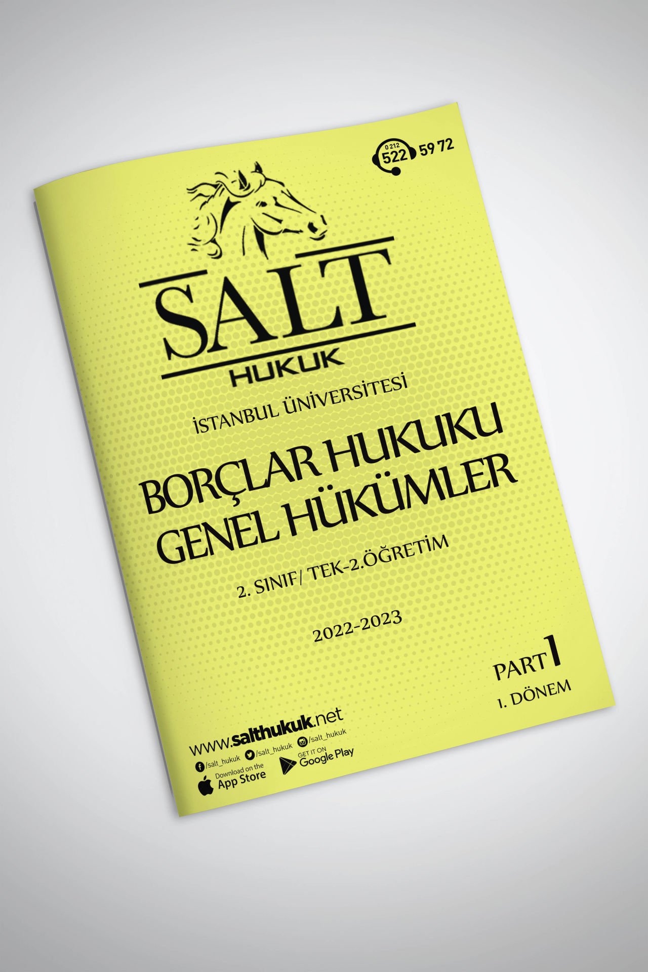 Borçlar Genel Hukuku Tek-2.Öğretim 1. Dönem Part-1 (2022-2023)-İÜHF-Konu Anlatım Kitapçığı