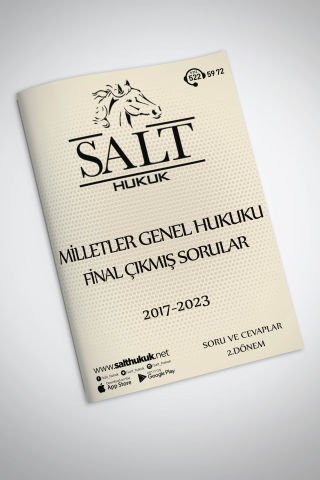 Milletler Genel Hukuku Final/Büt Çıkmış Soru-Konu Anlatım Kitapçığı