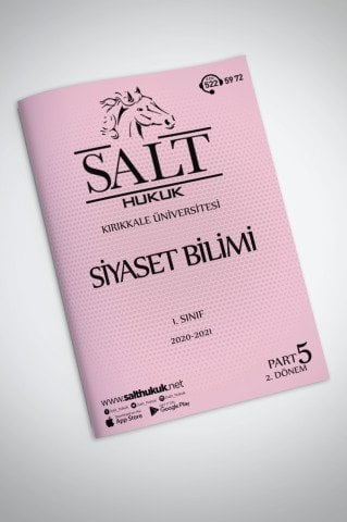 Siyaset Bilimi 2. Dönem Part-5 (2020-2021)-KKÜ-Konu Anlatım Kitapçığı