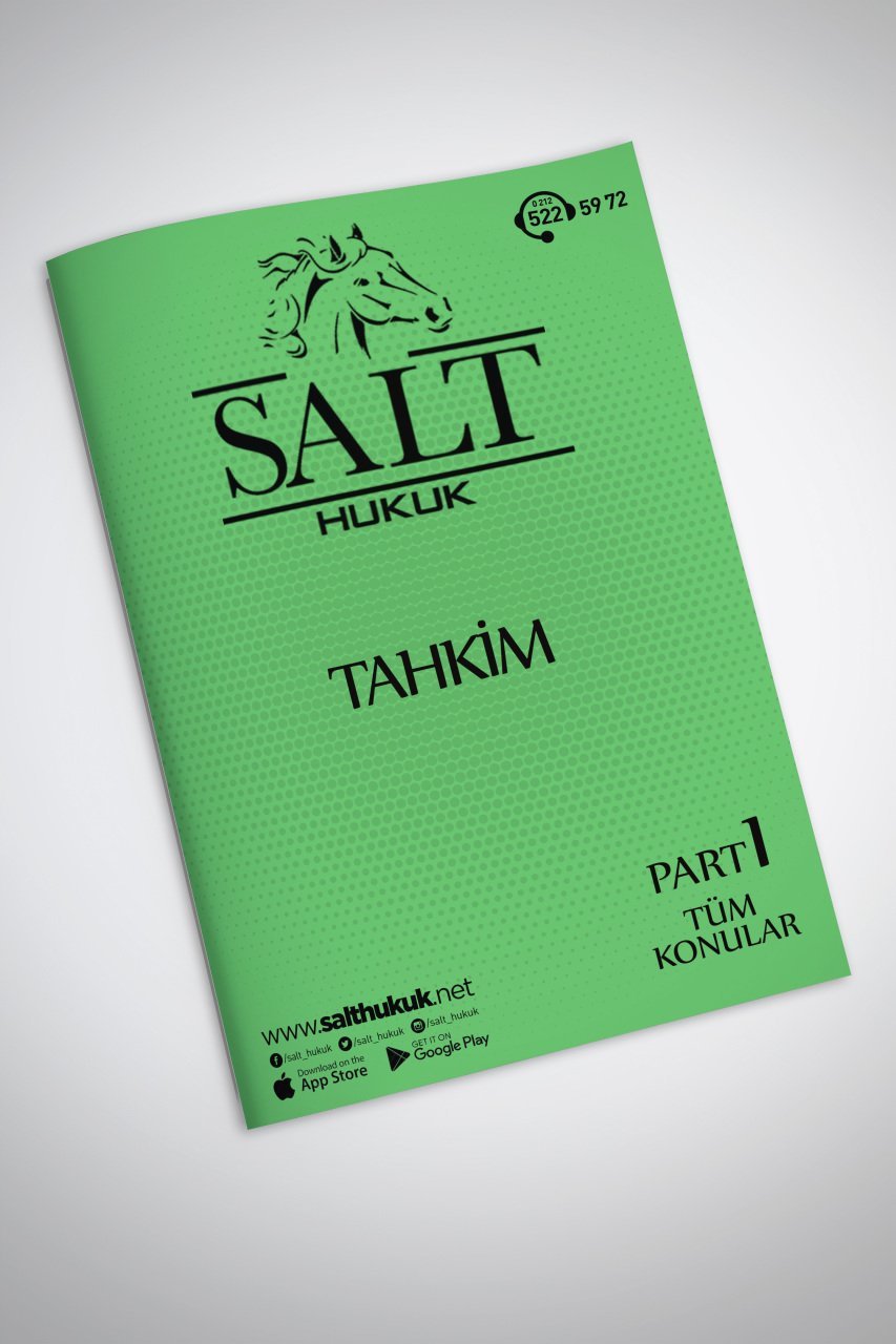 TAHKİM VE ALTERNATİF UYUŞMAZLIK ÇÖZÜM YOLLARI TÜM KONULAR PART-1-Konu Anlatım Kitapçığı