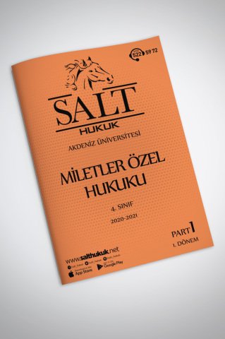 Milletler Özel Hukuku 1. Dönem Part-1 (2020-2021)-AKHF-Konu Anlatım Kitapçığı