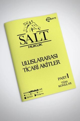 ULUSLARARASI TİCARİ AKİTLER HUKUKU  TÜM KONULAR PART-1