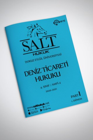 Deniz Ticaret Hukuku Amfi 2 1. Dönem Part-1 (2020-2021)-DEÜ-Konu Anlatım Kitapçığı