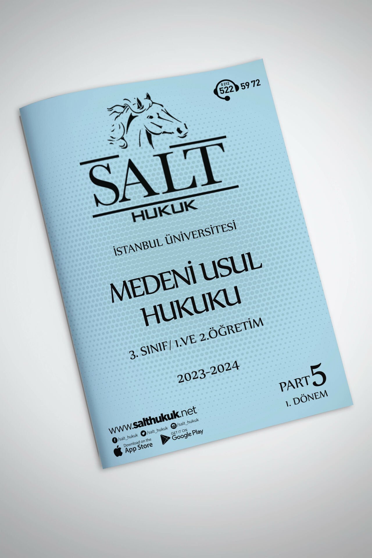 Medeni Usul Hukuku 1.Ve2.Öğretim 1. Dönem Part-5 (2023-2024)-İÜHF-Konu Anlatım Kitapçığı