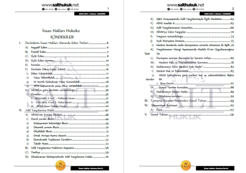 İnsan Hakları 1. Dönem Part-5 (2020-2021)-AKHF-Konu Anlatım Kitapçığı