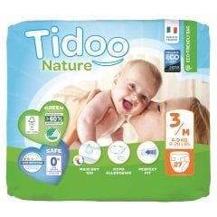 Tidoo Antialerjik-Ekolojik Bebek Bezi No 3 Midi Single 4-9 Kg  27 Ad