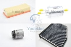 Jetta Bakım Filtre Seti 1.4TSI 2006---2010 - BOSCH