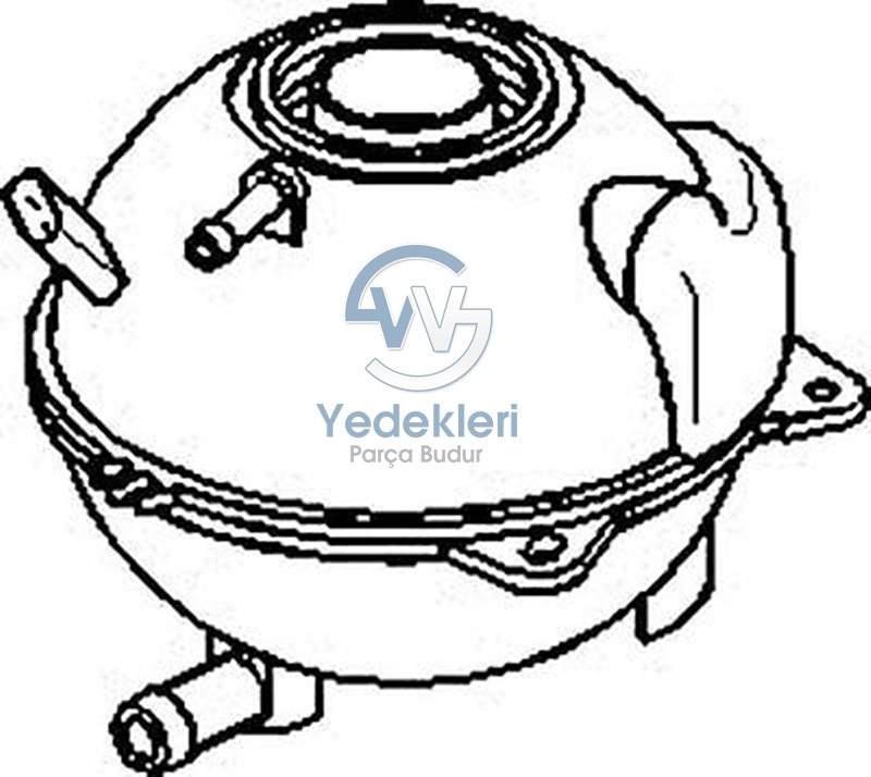 LT35 Volt Yedek Su Deposu Radyatör - 2D0121403K