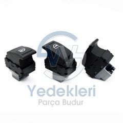 Volkswagen Transporter T5 Cam Açma Düğmesi (Yolcu) 7E0959855 9B9 - İTHAL / Eş Değer Ürün