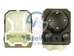 Volkswagen Caddy Ayna Ayar Düğmesi - 1H095956501C - İTHAL / Eş Değer Ürün