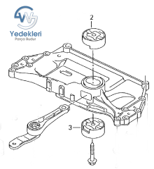 Jetta Travers Takozu 1.4TSI / 1.6 / 1.6FSI / 1.9TDI 1K0199867 / 1K0199868