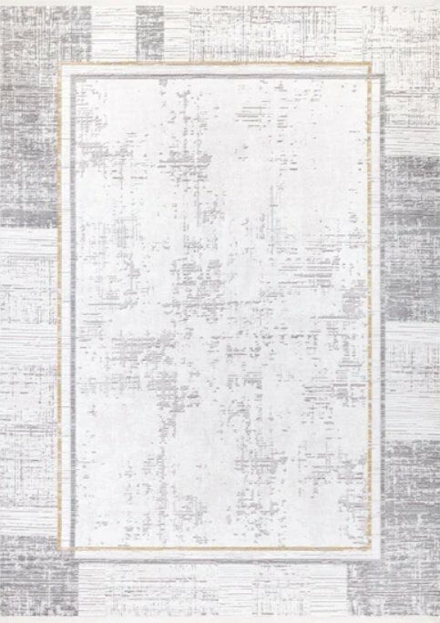 KOZA HALI NEVA 45925 GRİ SARI 160X230