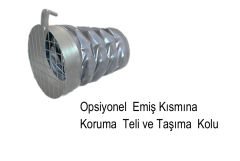 356mm Antistatik - Alev Yürümez Flex Hava Hortumu