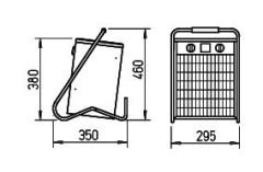 Helios STH 3 Fanlı Elektrikli ISITICI
