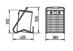 Helios STH 9T Fanlı Elektrikli ISITICI