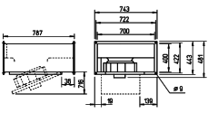 Helios KRW 450/4/70/40 Kanal Fanı