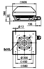 Helios RDD 315/4 Çatı Fanı