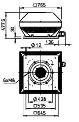 Helios RDD 400/6 Çatı Fanı