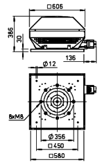 Helios RDD 450/4 Çatı Fanı