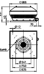 Helios RDD 500/4 Çatı Fanı