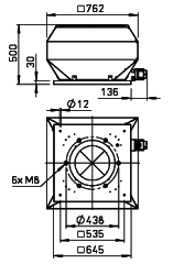Helios VDD 400/4 Ex Çatı Fanı